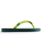 Clasica Combi Brasil groen/gele teenslippers