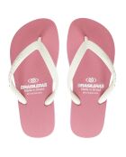 Tongs Clasica Combi Brasil rose/blanc