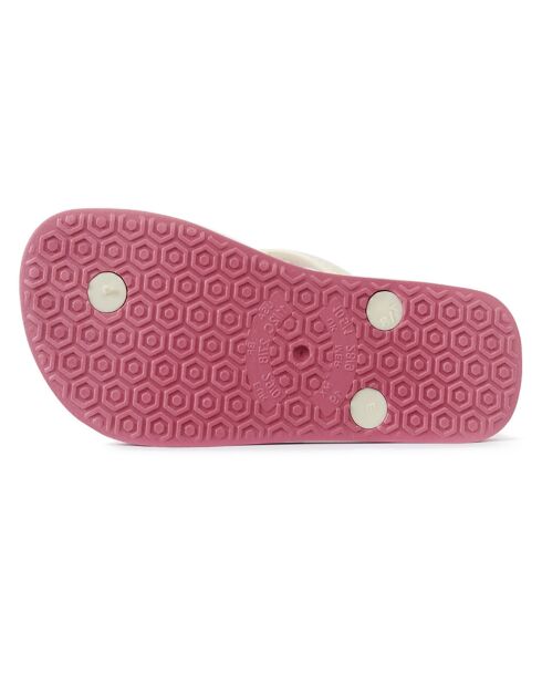 Tongs Clasica Combi Brasil rose/blanc