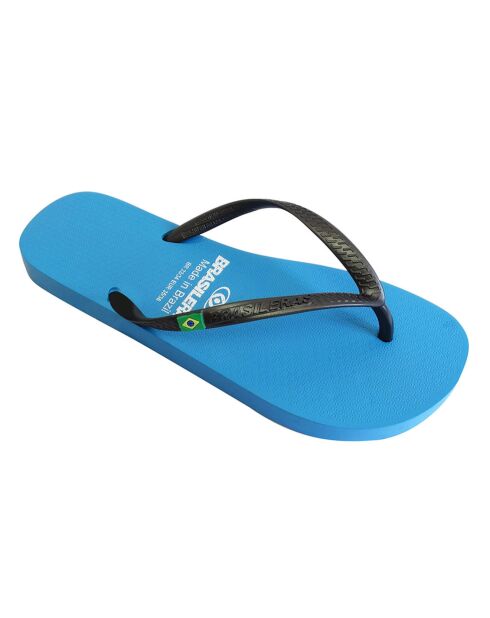 Classic Combi Pearl W blauw/zwarte teenslippers