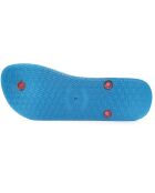 Klassieke Combi Pearl W blauw/roze teenslippers