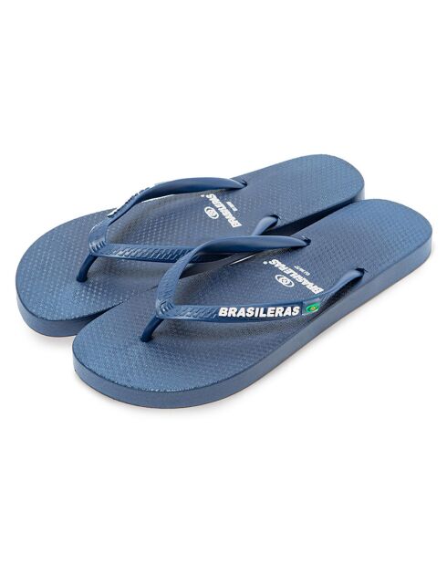 Klassieke teenslippers Pro W marineblauw
