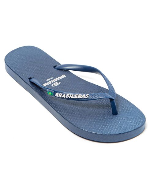 Klassieke teenslippers Pro W marineblauw