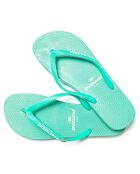 Klassieke teenslippers Pro W turkoois