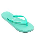 Klassieke teenslippers Pro W turkoois