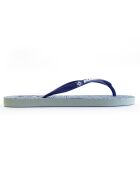 Feel BCN Park blauw/witte teenslippers