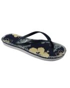 Flip-Flops von Flor in Schwarz/Grau/Beige