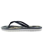Flip-Flops von Flor in Schwarz/Grau/Beige