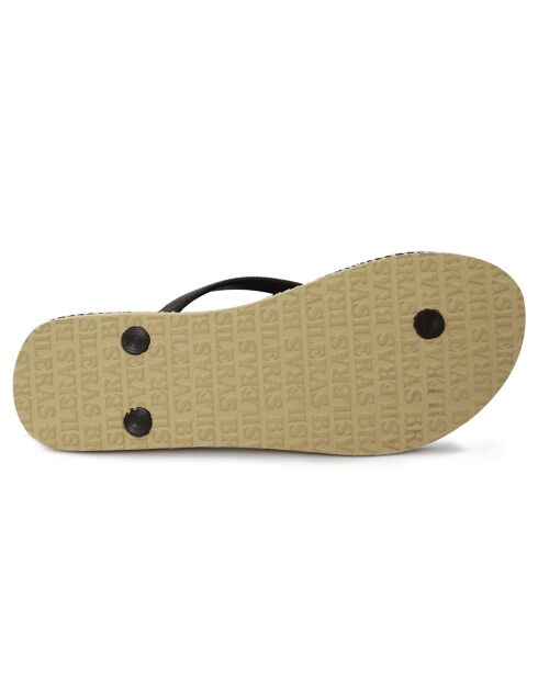 Bruin/beige Flor teenslippers