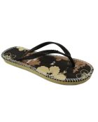 Bruin/beige Flor teenslippers