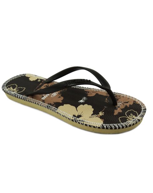 Bruin/beige Flor teenslippers