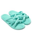 Blaue Pantoletten von Gezer Mersin