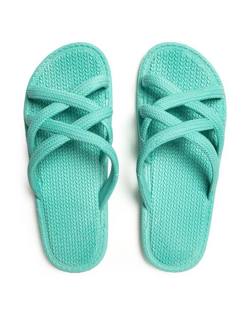 Blaue Pantoletten von Gezer Mersin