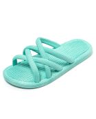 Blaue Pantoletten von Gezer Mersin