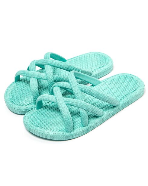 Blaue Pantoletten von Gezer Mersin