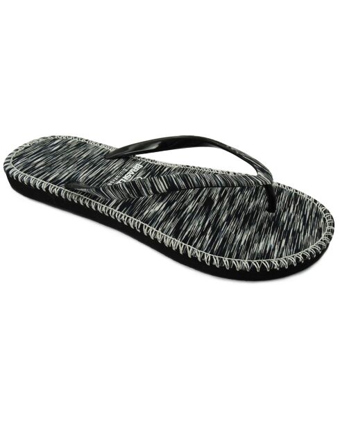 Chanclas negras jaspeadas