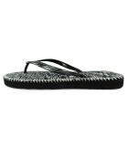 Chanclas negras jaspeadas