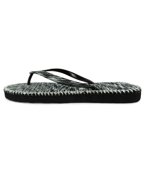 Chanclas negras jaspeadas