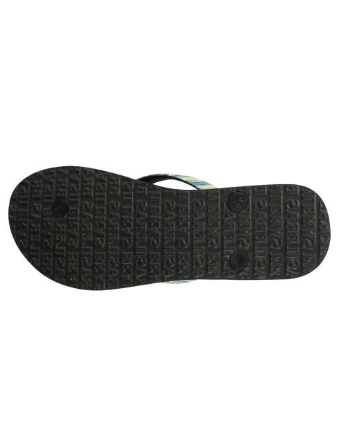 Blauw/groene gemarmerde teenslippers