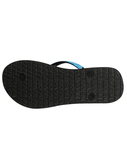 Blauwe gemarmerde heupteenslippers