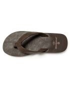 Chanclas marrones de cuero