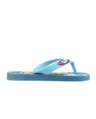 Bedruckte Flip Flops in Hellblau/Rot von 20 Surfers