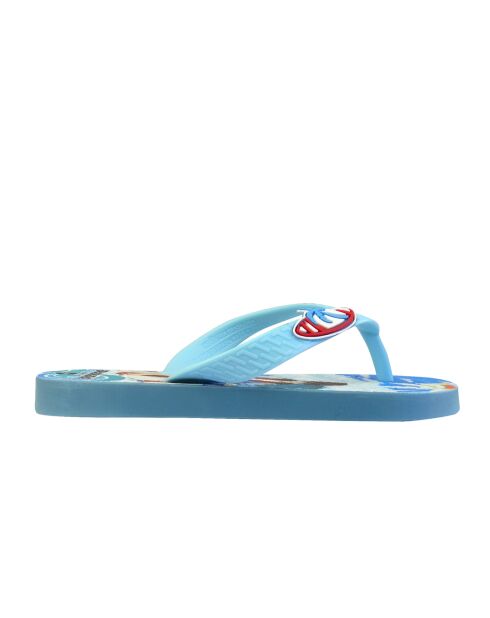 Bedrukte 20 Surfers New lichtblauw/rode teenslippers