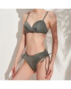Maillot de bain 2 Pièces Push-Up Maya vert kaki