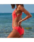 Maillot de bain 1 Pièce Naveen rouge