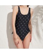 Maillot de bain 1 Pièce Hari noir/blanc