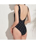 Maillot de bain 1 Pièce Hari noir/blanc