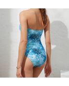Maillot de bain 1 Pièce Irina  bleu océan