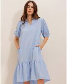 Robe Scarlett bleue