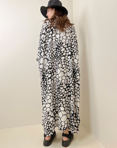 Robe Danae noir/blanc
