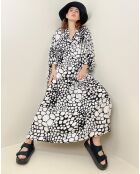 Robe Danae noir/blanc