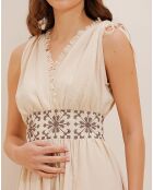 Robe Palmyre beige