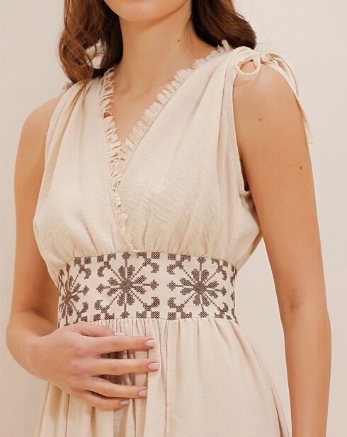 Robe Palmyre beige
