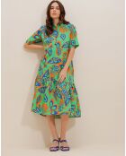 Robe Solene verte