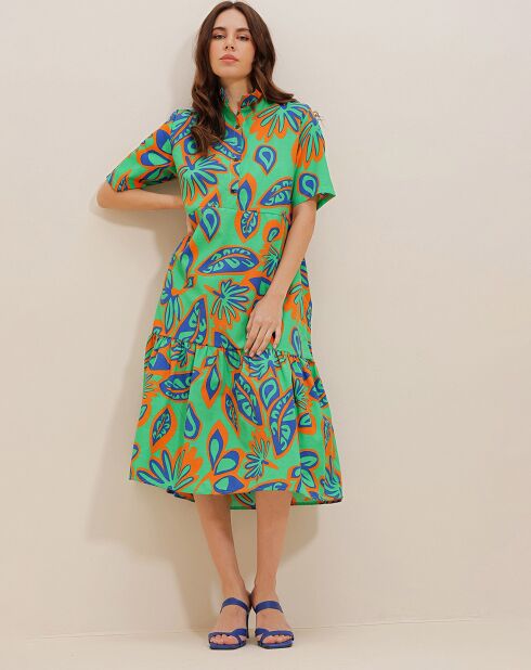 Robe Solene verte