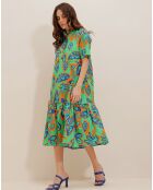 Robe Solene verte
