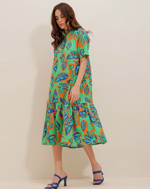 Robe Solene verte