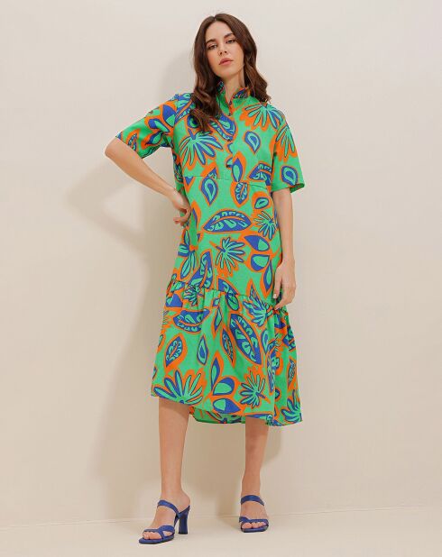Robe Solene verte