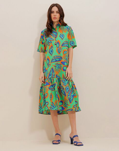 Robe Solene verte