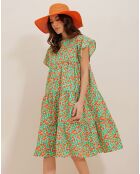 Robe Lila verte