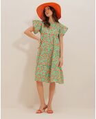 Robe Lila verte