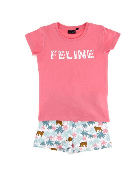 Pyjama imprimé multicolore