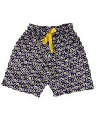 Pyjama imprimé jaune/bleu marine