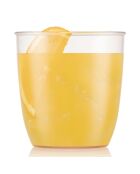 4 Gobelets Kvadrant rose/transparent - 0.35L
