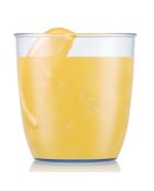 4 Gobelets Kvadrant bleu/transparent  - 0.35L