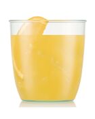 4 Gobelets Kvadrant vert/transparent - 0.35L